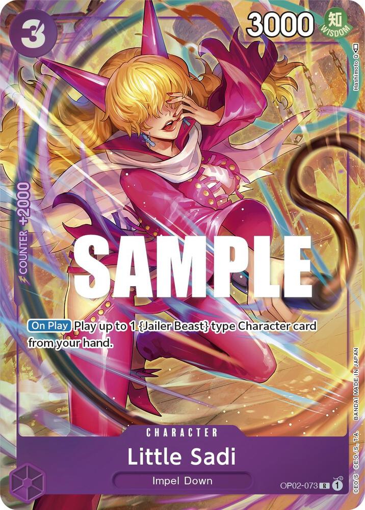 Little Sadi (Alternate Art) (OP02-073) [Paramount War] | Jack's On Queen