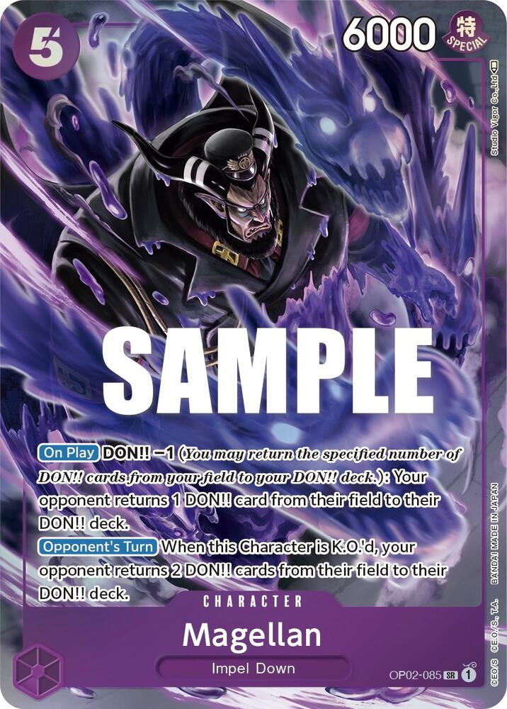 Magellan (085) (Alternate Art) (OP02-085) [Paramount War] | Jack's On Queen