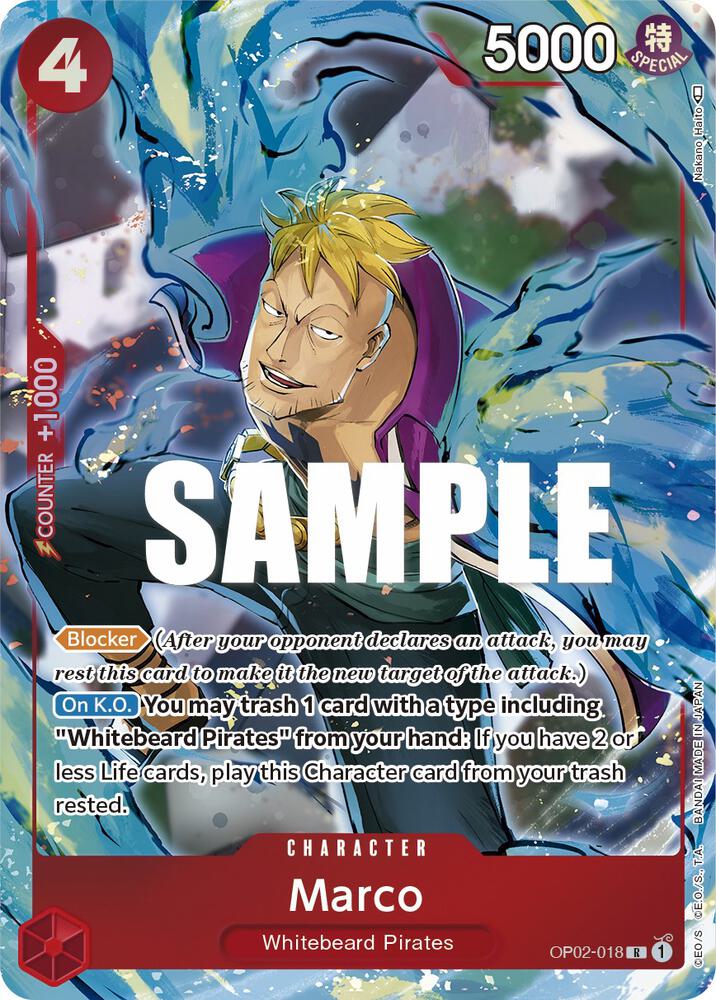 Marco (Alternate Art) (OP02-018) [Paramount War] | Jack's On Queen