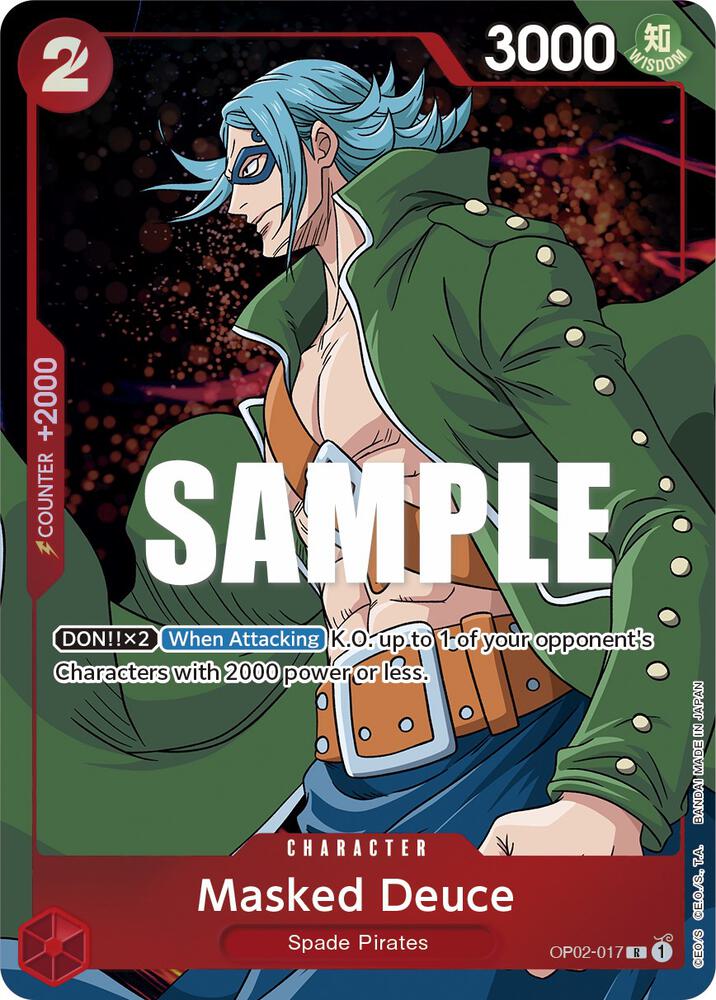 Masked Deuce (Alternate Art) (OP02-017) [Paramount War] | Jack's On Queen