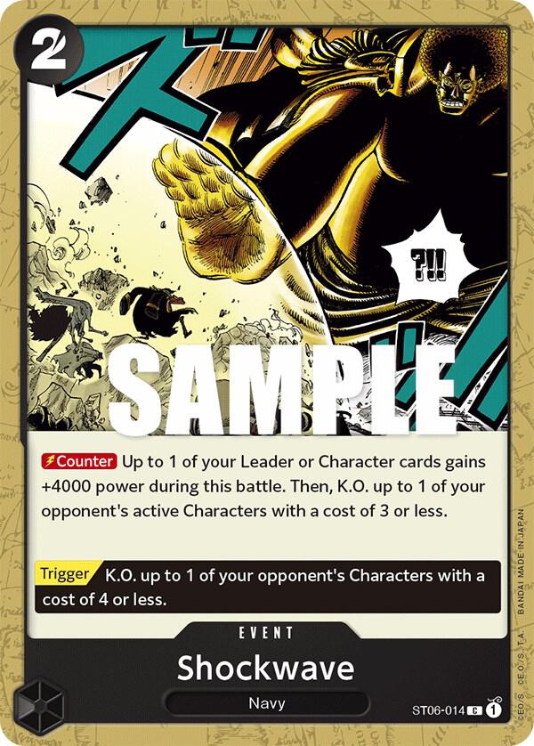 Shockwave (ST06-014) [Starter Deck 6: Absolute Justice] | Jack's On Queen