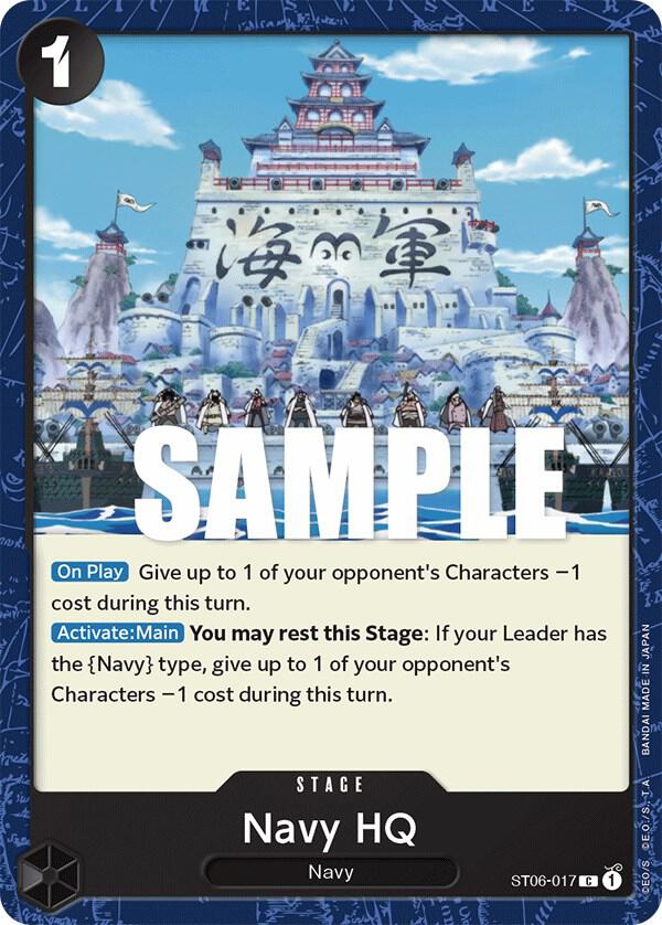 Navy HQ (ST06-017) [Starter Deck 6: Absolute Justice] | Jack's On Queen