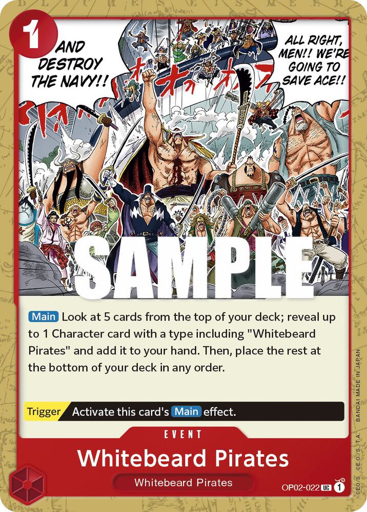 Whitebeard Pirates (OP02-022) [Paramount War] | Jack's On Queen