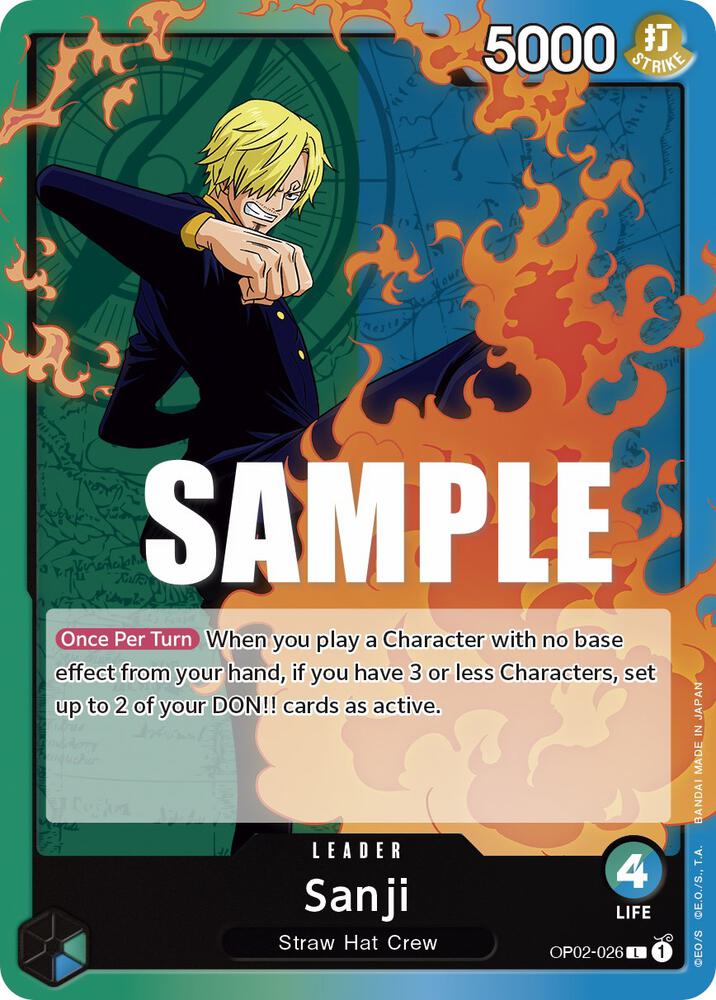 Sanji (OP02-026) [Paramount War] | Jack's On Queen