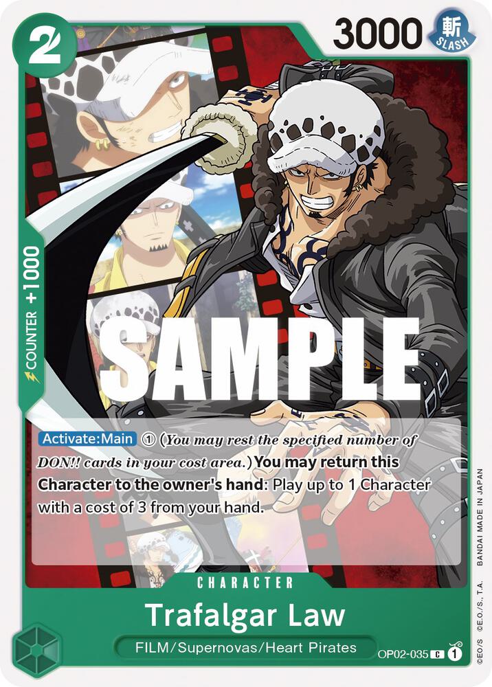 Trafalgar Law (OP02-035) [Paramount War] | Jack's On Queen
