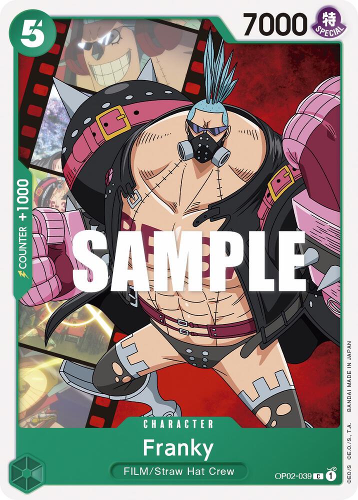 Franky (OP02-039) [Paramount War] | Jack's On Queen