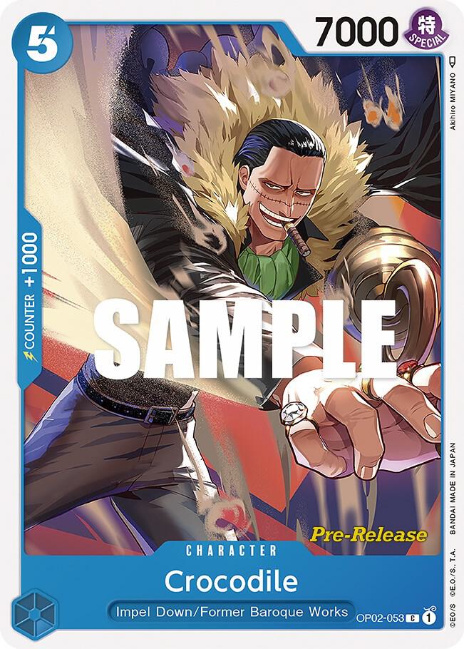 Crocodile (OP02-053) [Paramount War Pre-Release Cards] | Jack's On Queen
