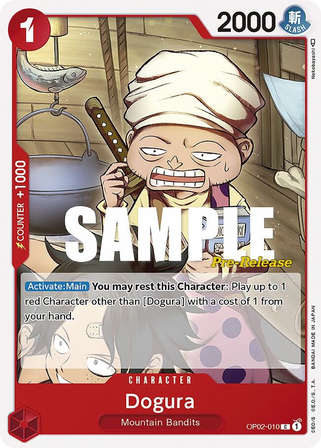Dogura (OP02-010) [Paramount War Pre-Release Cards] | Jack's On Queen