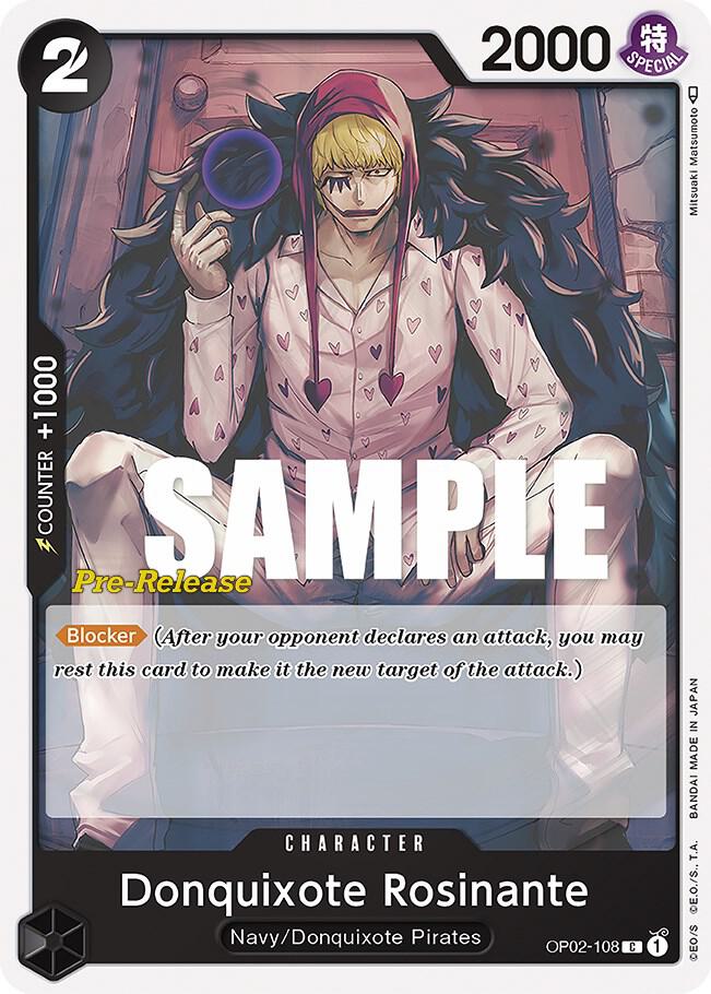 Donquixote Rosinante (OP02-108) [Paramount War Pre-Release Cards] | Jack's On Queen