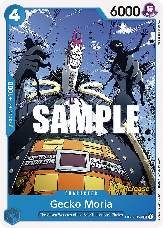 Gecko Moria (OP02-054) [Paramount War Pre-Release Cards] | Jack's On Queen