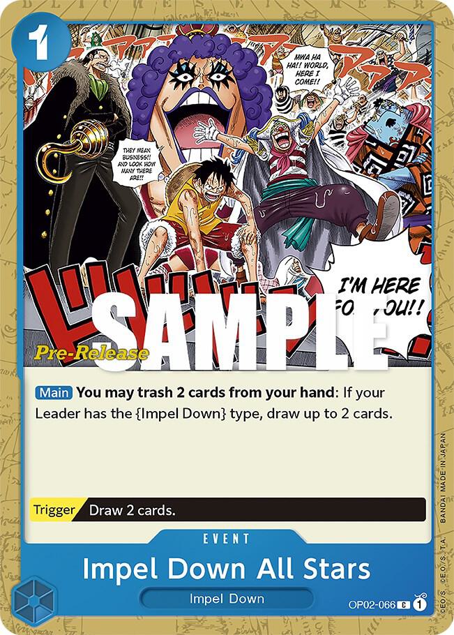 Impel Down All Stars (OP02-066) [Paramount War Pre-Release Cards] | Jack's On Queen