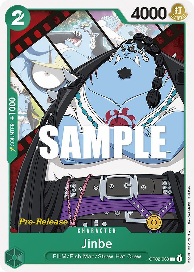 Jinbe (OP02-033) [Paramount War Pre-Release Cards] | Jack's On Queen