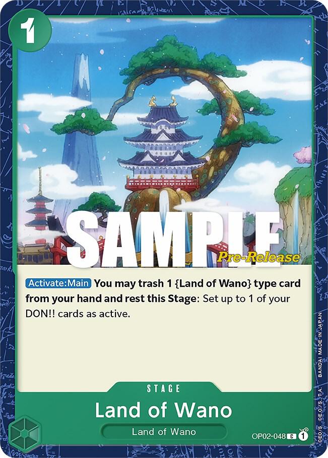 Land of Wano (OP02-048) [Paramount War Pre-Release Cards] | Jack's On Queen