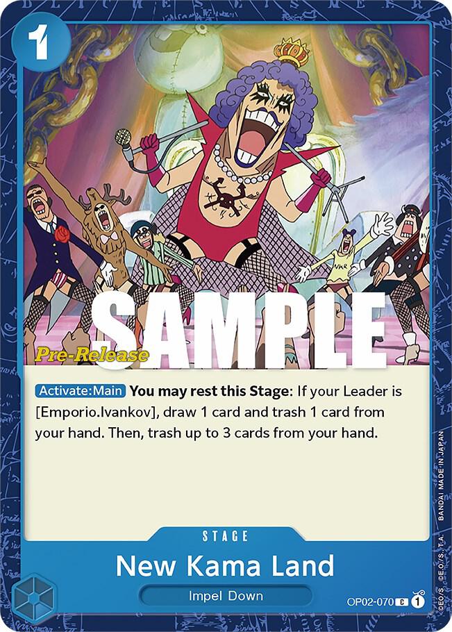 New Kama Land (OP02-070) [Paramount War Pre-Release Cards] | Jack's On Queen