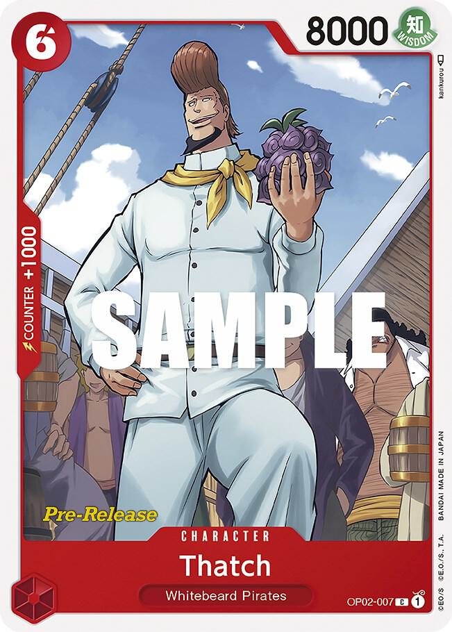 Thatch (OP02-007) [Paramount War Pre-Release Cards] | Jack's On Queen