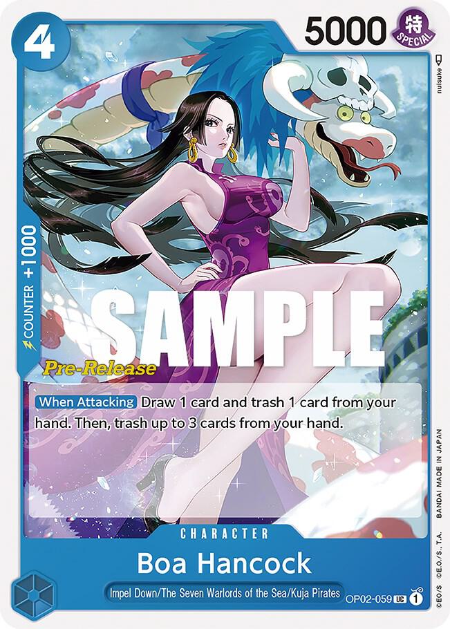 Boa Hancock (OP02-059) [Paramount War Pre-Release Cards] | Jack's On Queen