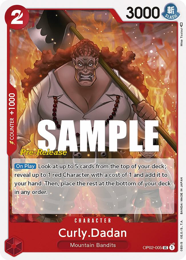 Curly.Dadan (OP02-005) [Paramount War Pre-Release Cards] | Jack's On Queen