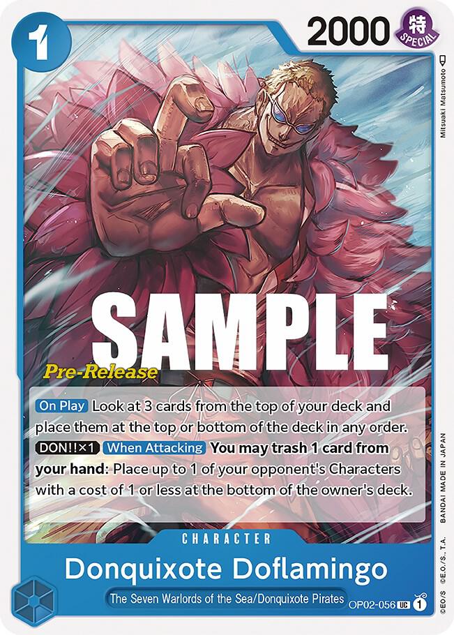 Donquixote Doflamingo (OP02-056) [Paramount War Pre-Release Cards] | Jack's On Queen