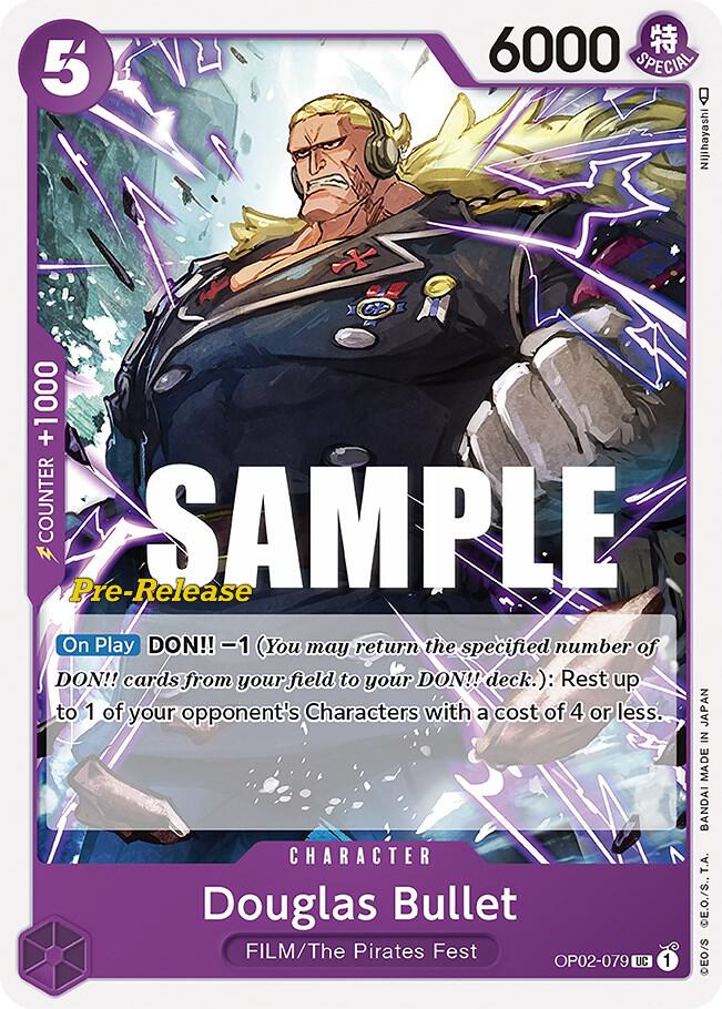Douglas Bullet (OP02-079) [Paramount War Pre-Release Cards] | Jack's On Queen