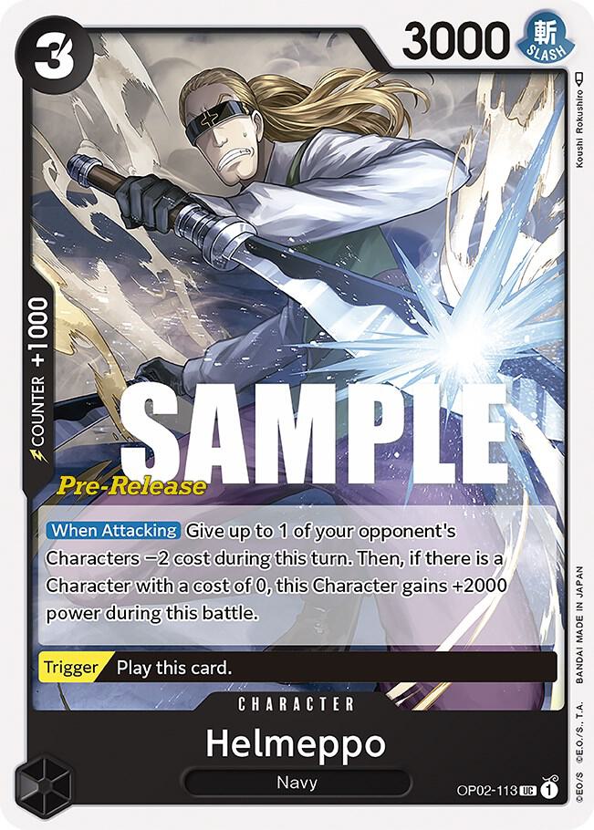 Helmeppo (OP02-113) [Paramount War Pre-Release Cards] | Jack's On Queen