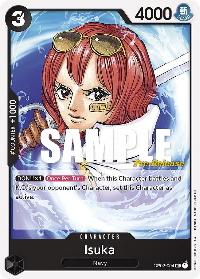 Isuka (OP02-094) [Paramount War Pre-Release Cards] | Jack's On Queen