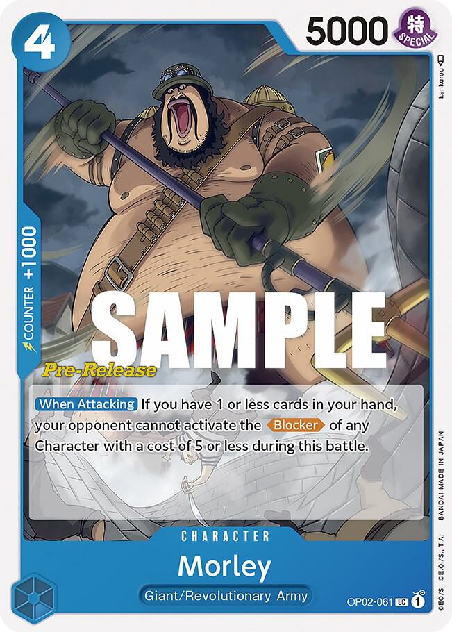 Morley (OP02-061) [Paramount War Pre-Release Cards] | Jack's On Queen