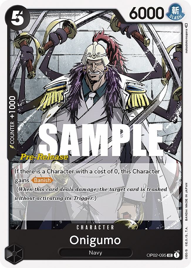 Onigumo (OP02-095) [Paramount War Pre-Release Cards] | Jack's On Queen