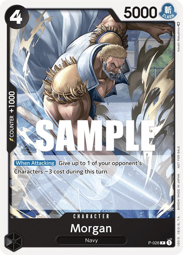 Morgan (Pirates Party Vol. 2) (P-026) [One Piece Promotion Cards] | Jack's On Queen