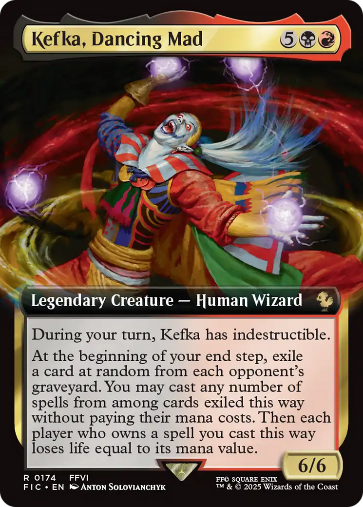 Kefka, Dancing Mad (Extended Art) [FINAL FANTASY Commander] | Jack's On Queen