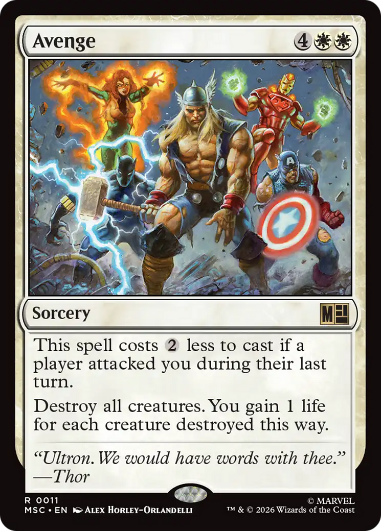 Avenge [Marvel Super Heroes Commander] | Jack's On Queen