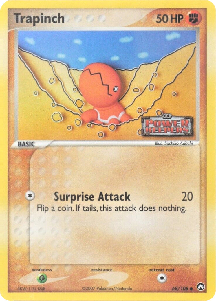 Trapinch (68/108) (Stamped) [EX: Power Keepers] | Jack's On Queen