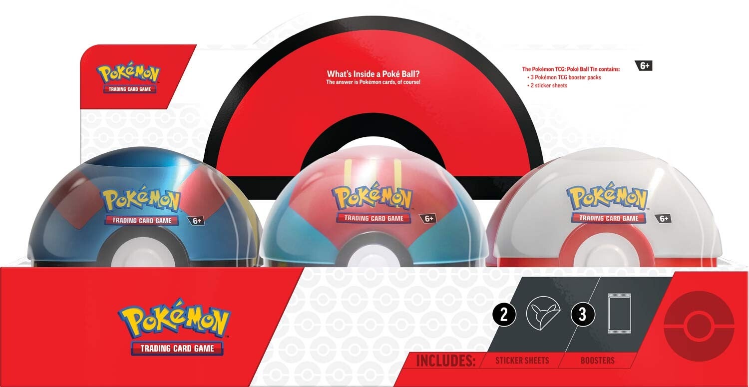Poke Ball Tin - Display (2023) | Jack's On Queen