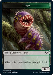 Elemental // Pest Double-Sided Token [Strixhaven: School of Mages Tokens] | Jack's On Queen