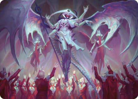 Atraxa, Grand Unifier Art Card [Phyrexia: All Will Be One Art Series] | Jack's On Queen