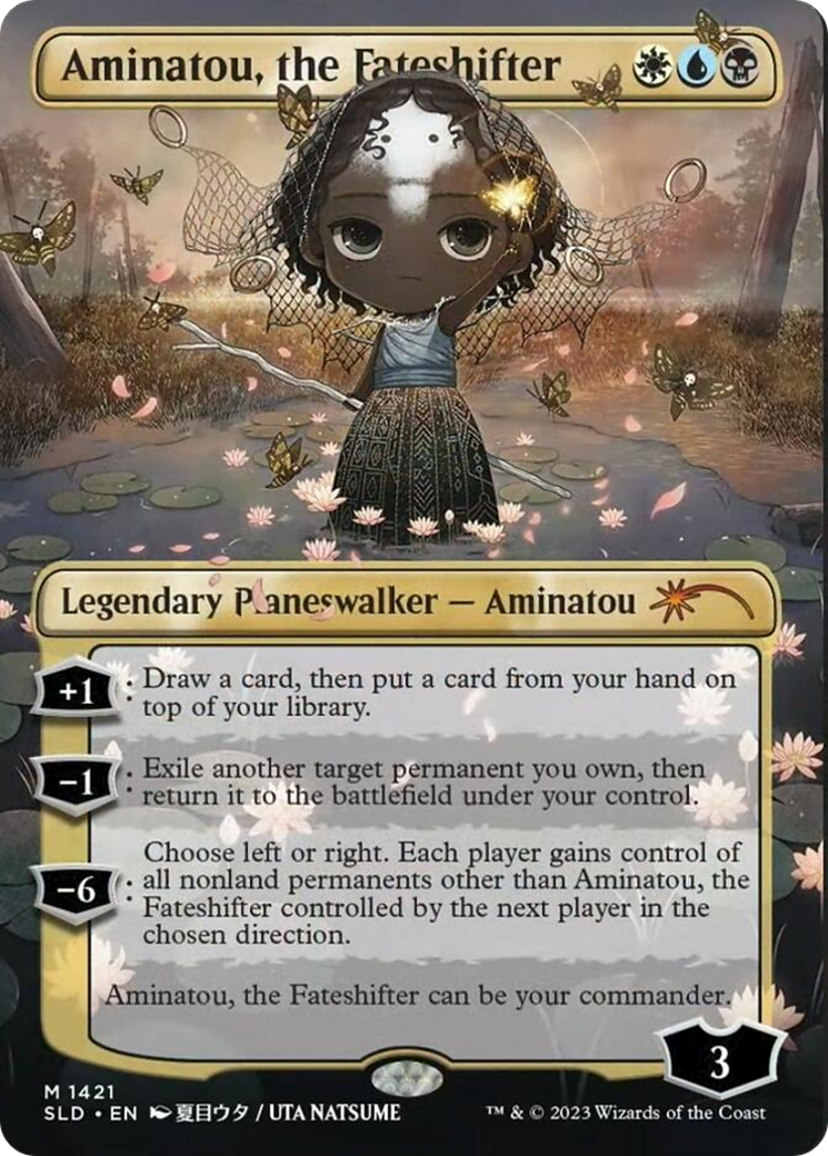 Aminatou, the Fateshifter (Rainbow Foil) [Secret Lair Drop Series] | Jack's On Queen