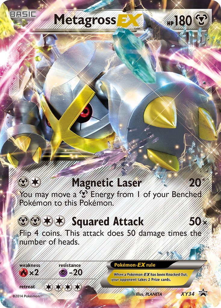 Metagross EX (XY34) [XY: Black Star Promos] | Jack's On Queen