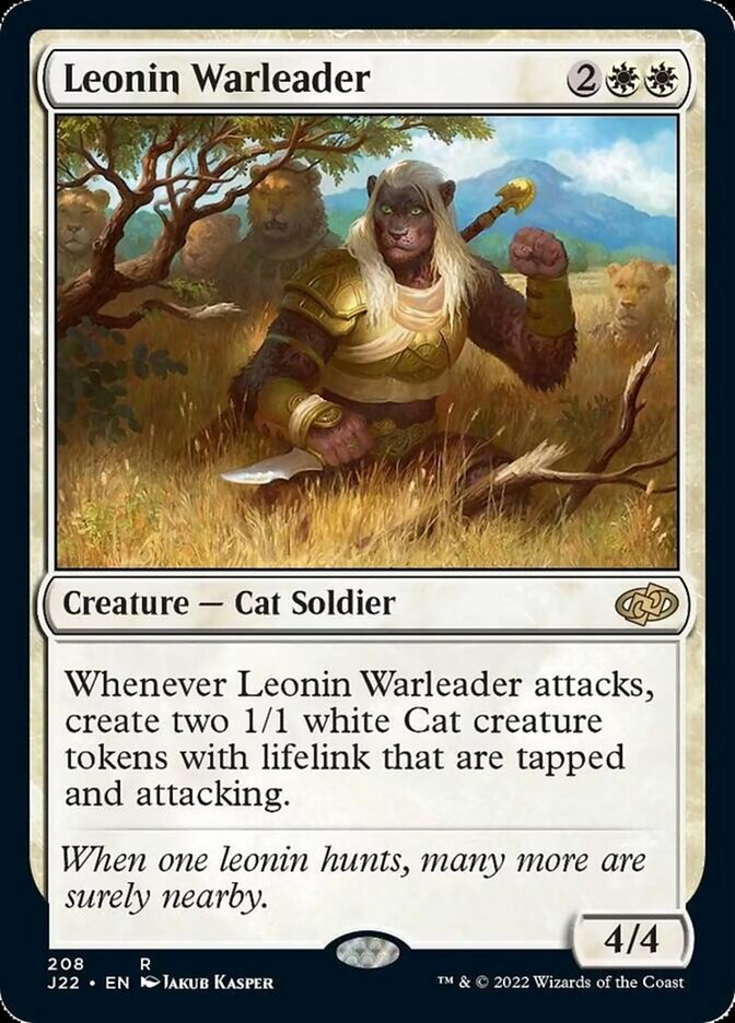 Leonin Warleader [Jumpstart 2022] | Jack's On Queen