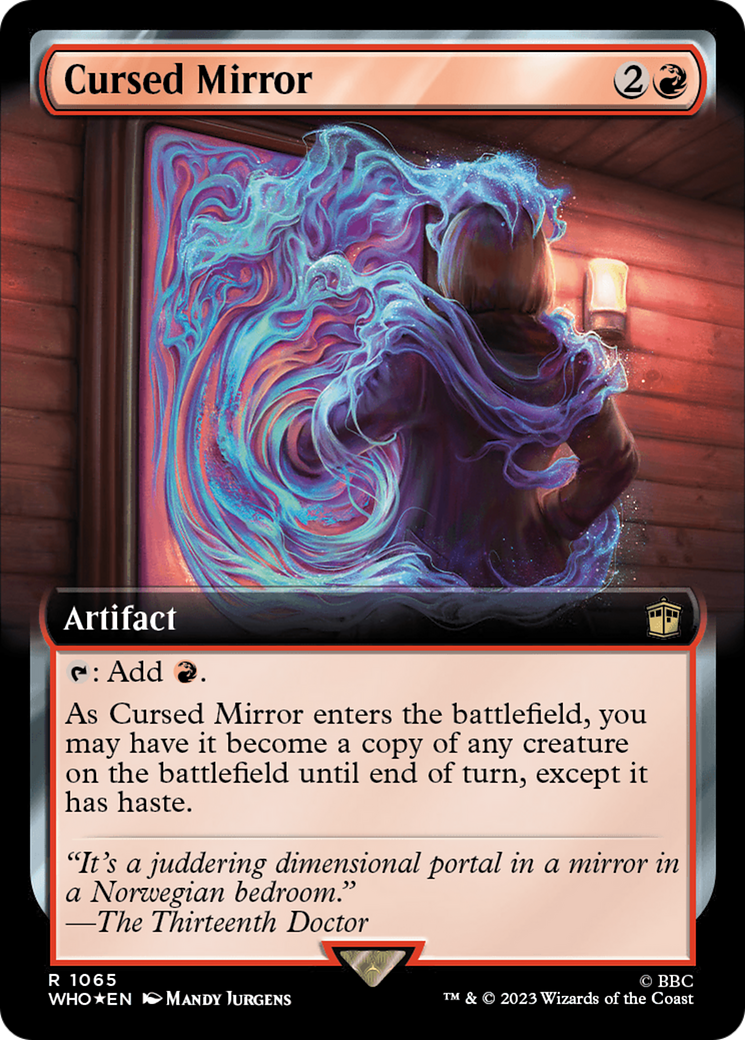 Cursed Mirror (Extended Art) (Surge Foil) [Doctor Who] | Jack's On Queen