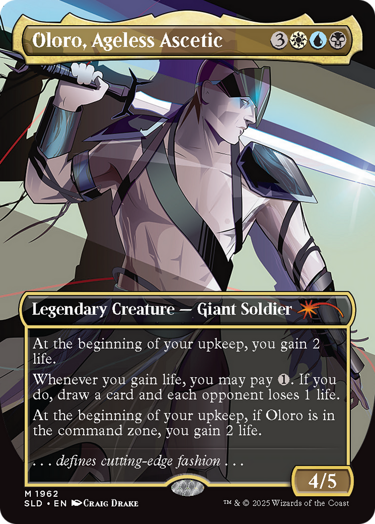 Oloro, Ageless Ascetic (Rainbow Foil) [Secret Lair Drop Series] | Jack's On Queen