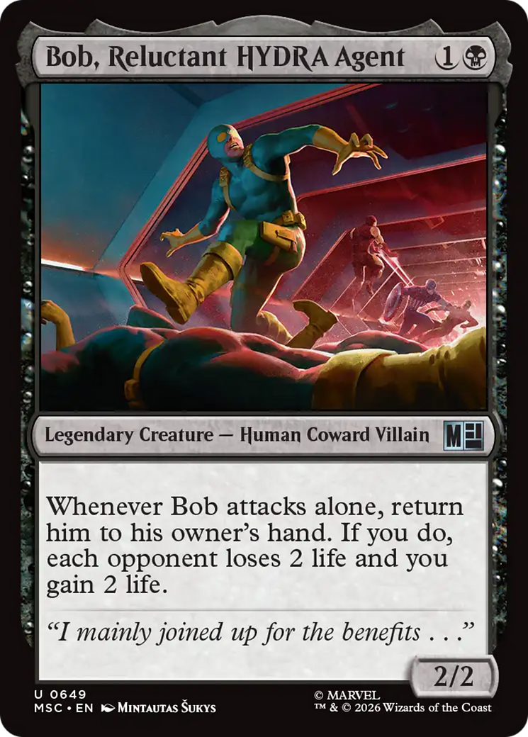 Bob, Reluctant HYDRA Agent [Marvel Super Heroes Commander] | Jack's On Queen