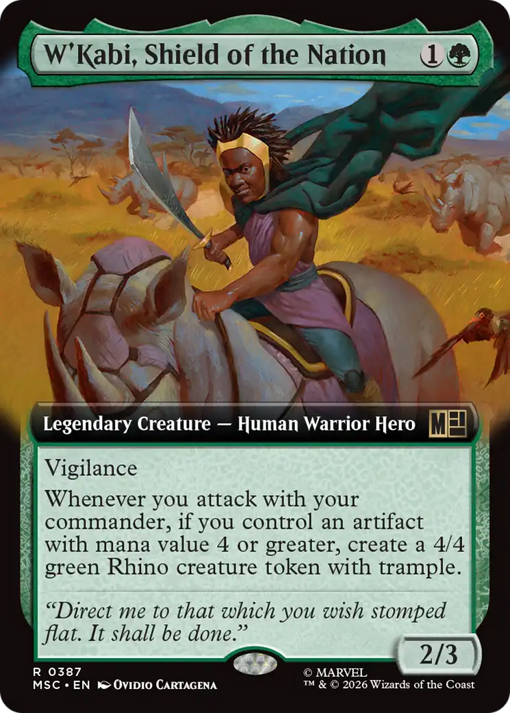 W'Kabi, Shield of the Nation (Extended Art) [Marvel Super Heroes Commander] | Jack's On Queen
