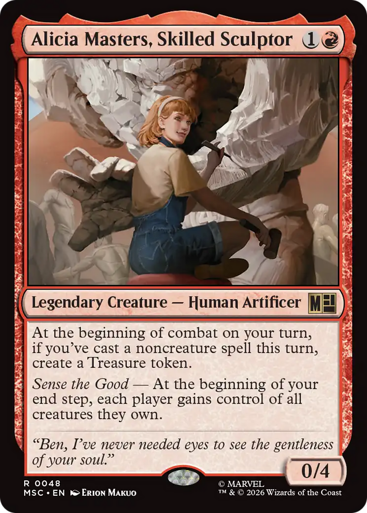 Alicia Masters, Skilled Sculptor (Surge Foil) [Marvel Super Heroes Commander] | Jack's On Queen