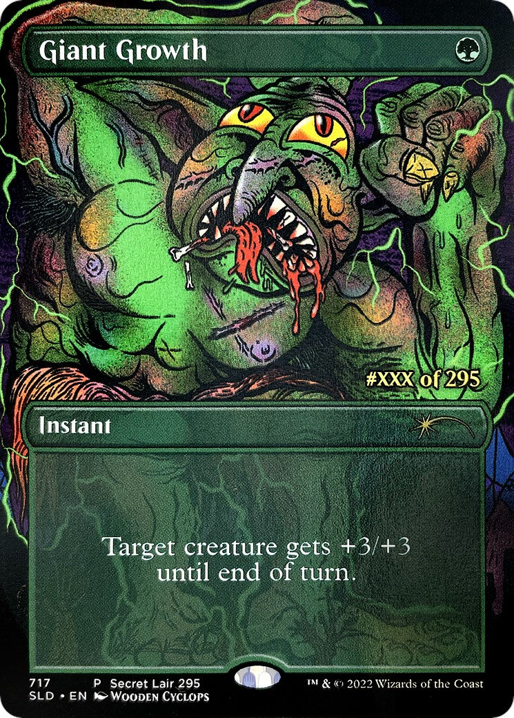 Giant Growth (Serialized) [Secret Lair Drop Promos] | Jack's On Queen