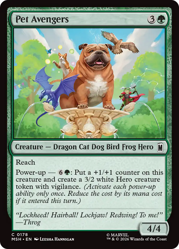 Pet Avengers [Marvel Super Heroes] | Jack's On Queen