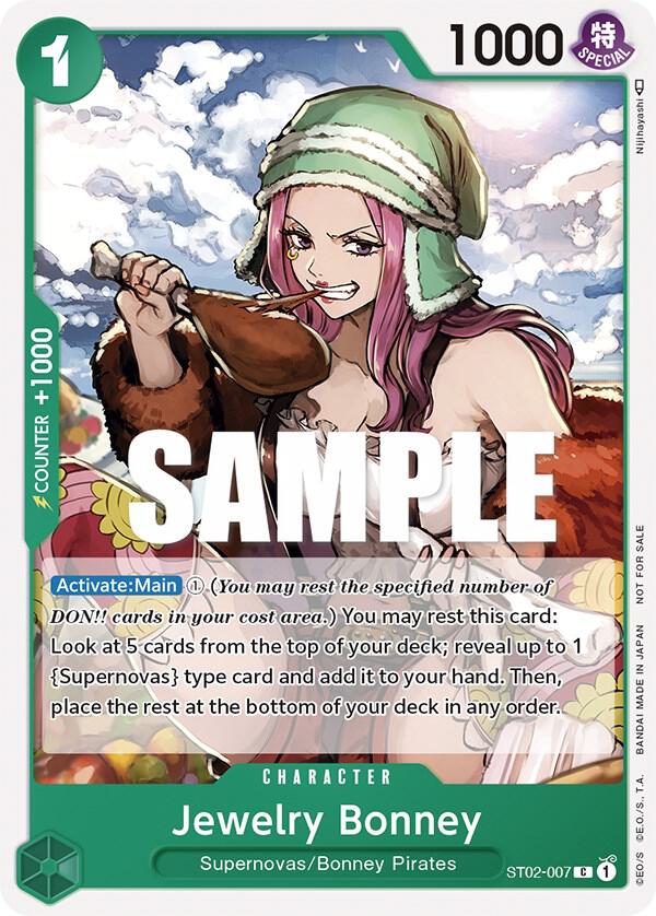 Jewelry Bonney (Tournament Pack Vol. 3) [Participant] (ST02-007) [One Piece Promotion Cards] | Jack's On Queen