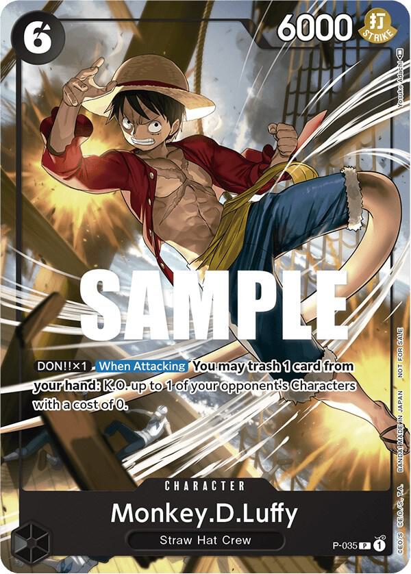 Monkey.D.Luffy (Pirates Party Vol. 3) (P-035) [One Piece Promotion Cards] | Jack's On Queen