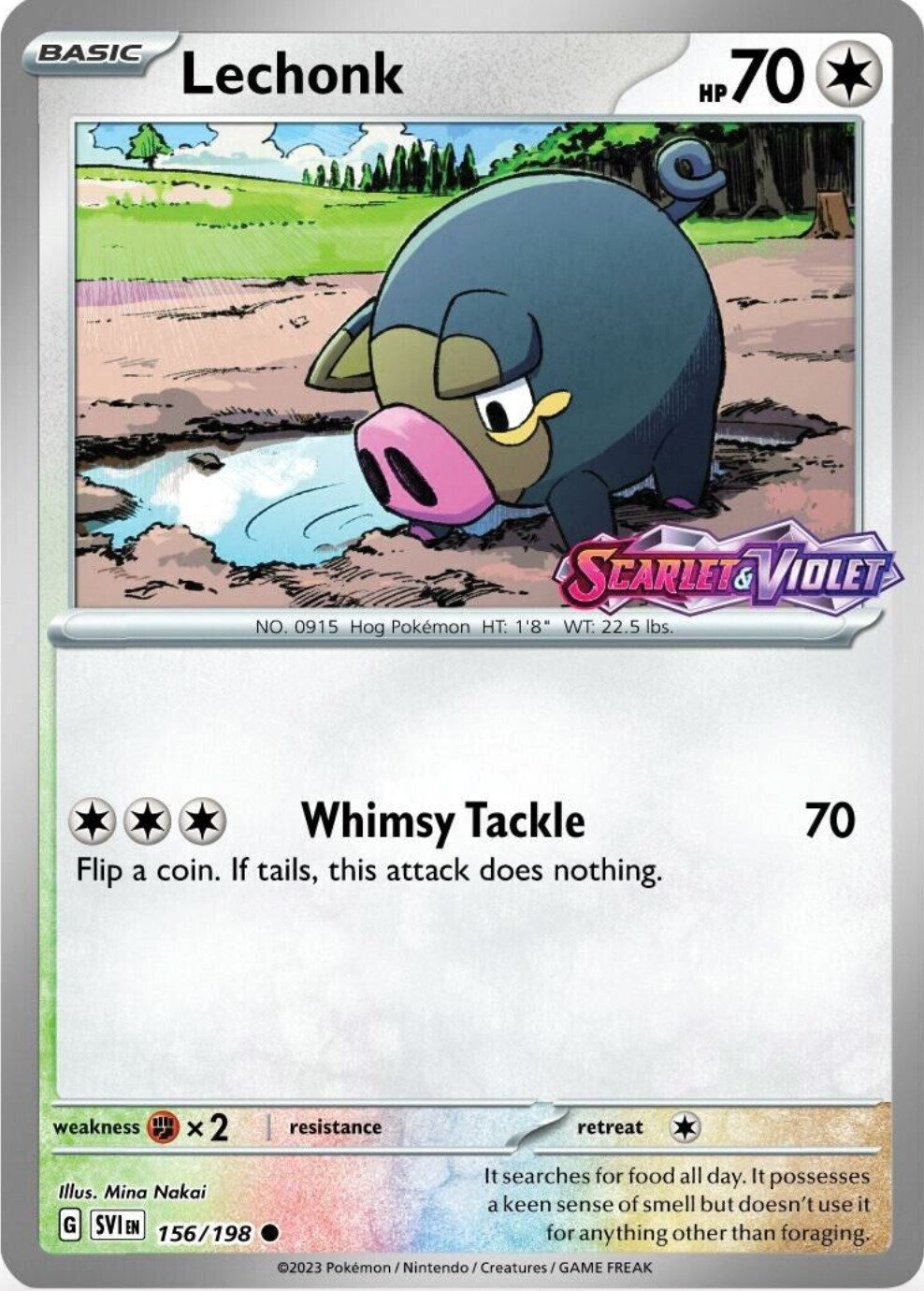 Lechonk (156/198) (Best Buy Promo) [Scarlet & Violet: Base Set] | Jack's On Queen