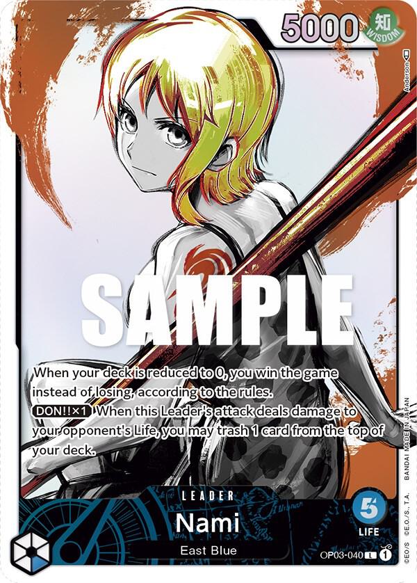 Nami (040) (Alternate Art) (OP03-040) [Pillars of Strength] | Jack's On Queen