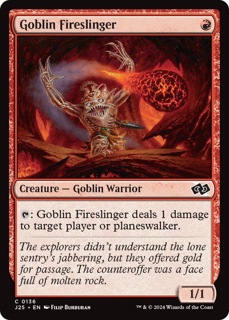 Goblin Fireslinger [Foundations Jumpstart] | Jack's On Queen