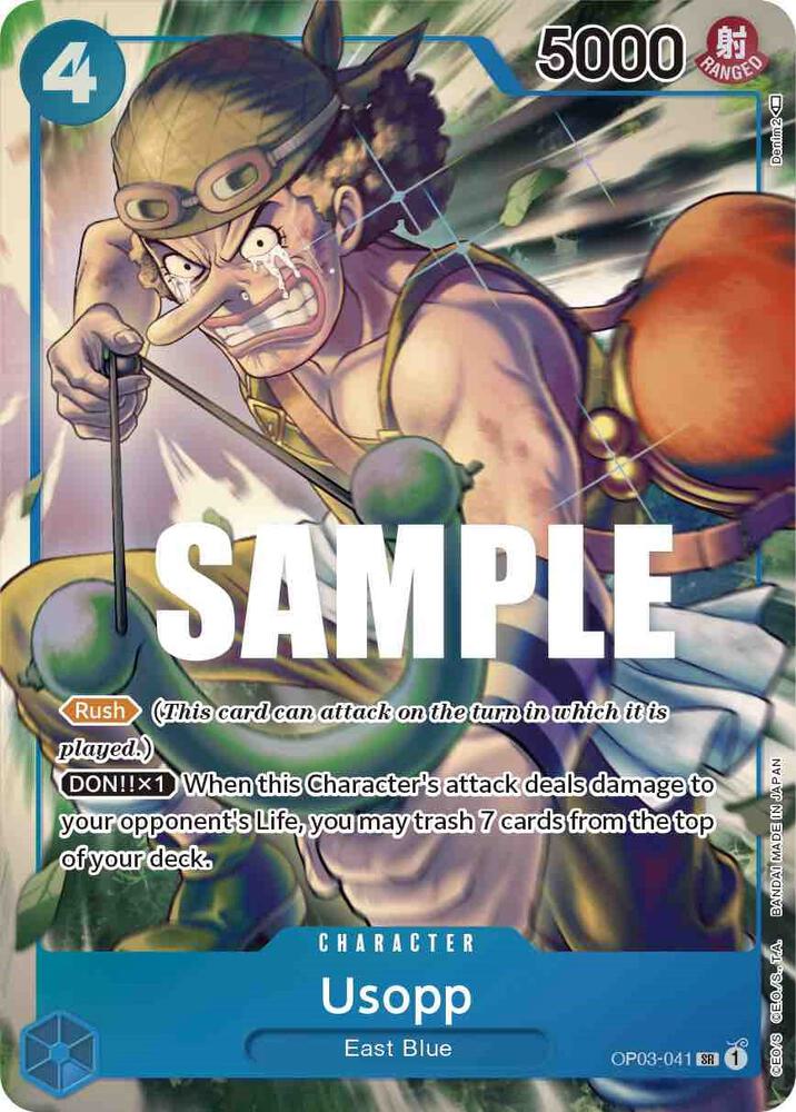Usopp (Alternate Art) (OP03-041) [Pillars of Strength] | Jack's On Queen